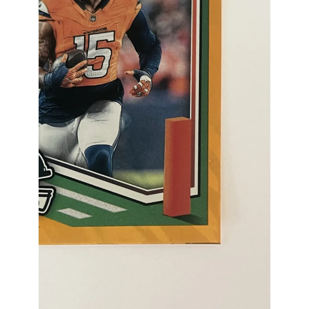 2025 Panini Score Circular Nik Bonitto #50 Numbered 601/799 Broncos NFL Football